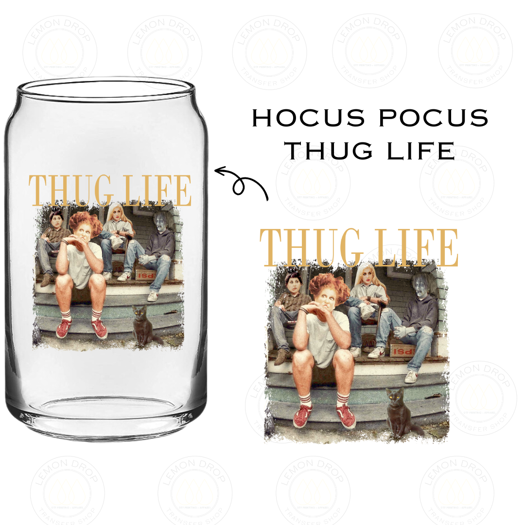 HOCUS POCUS THUG LIFE UV DTF STICKER