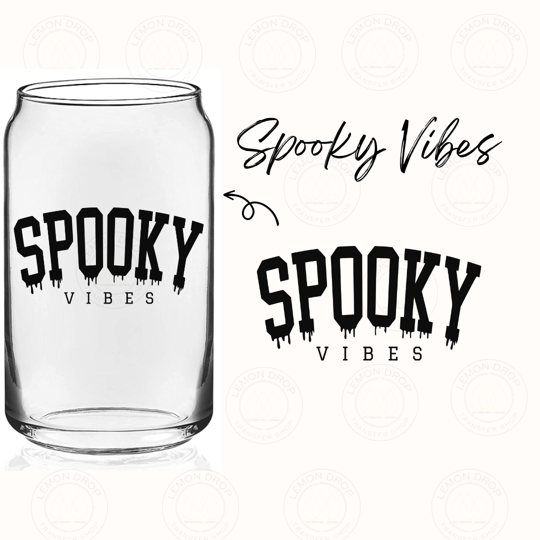 Spooky Vibes UV DTF STICKER