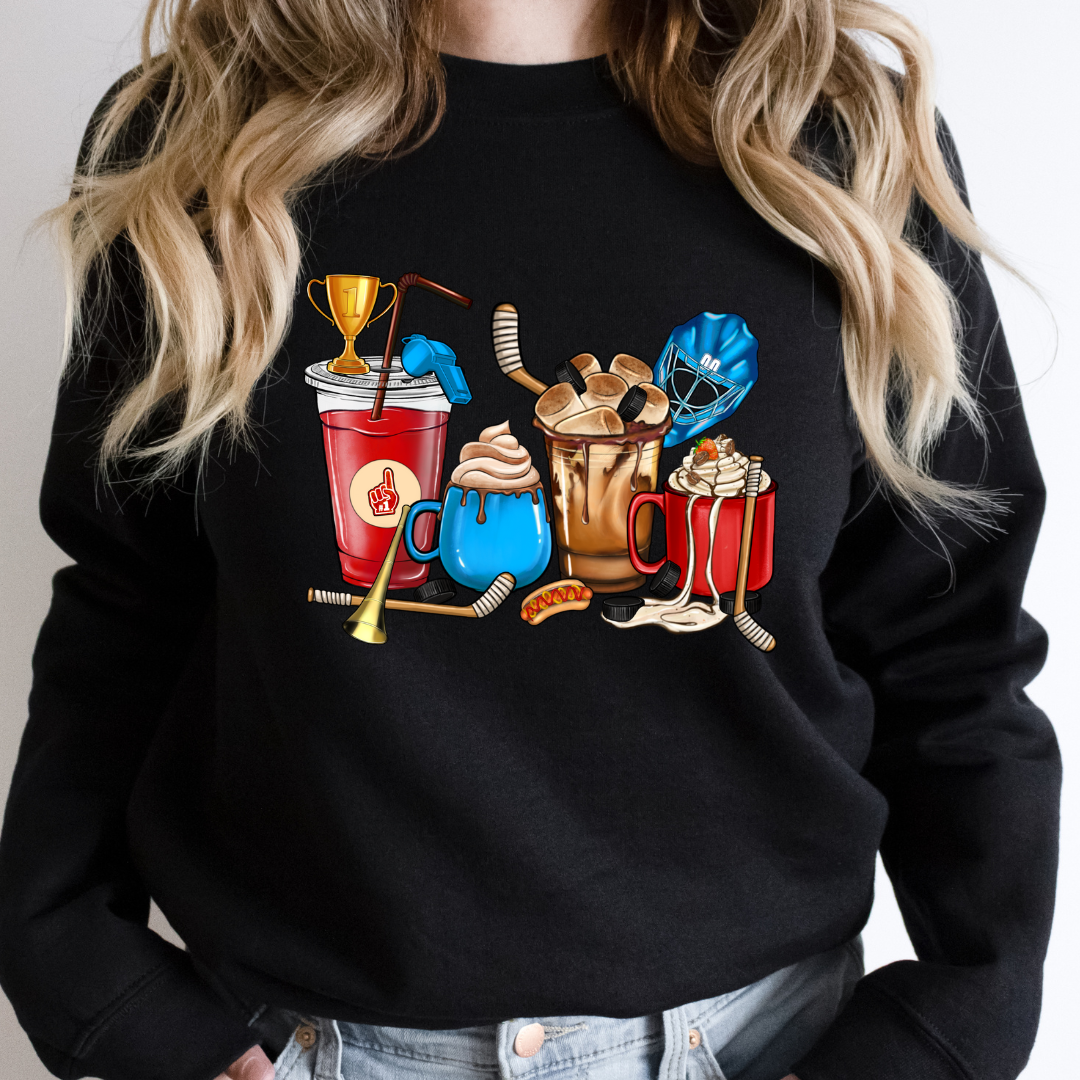 Hockey Cups Cozy Unisex Crewneck