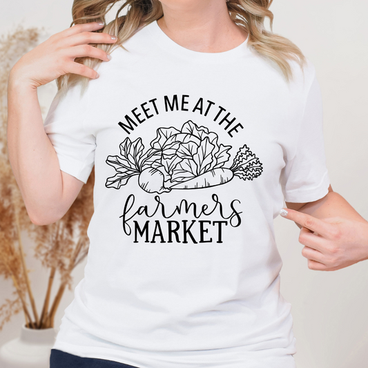 Meet Me At The Farmers Market Relaxed Unisex Tee