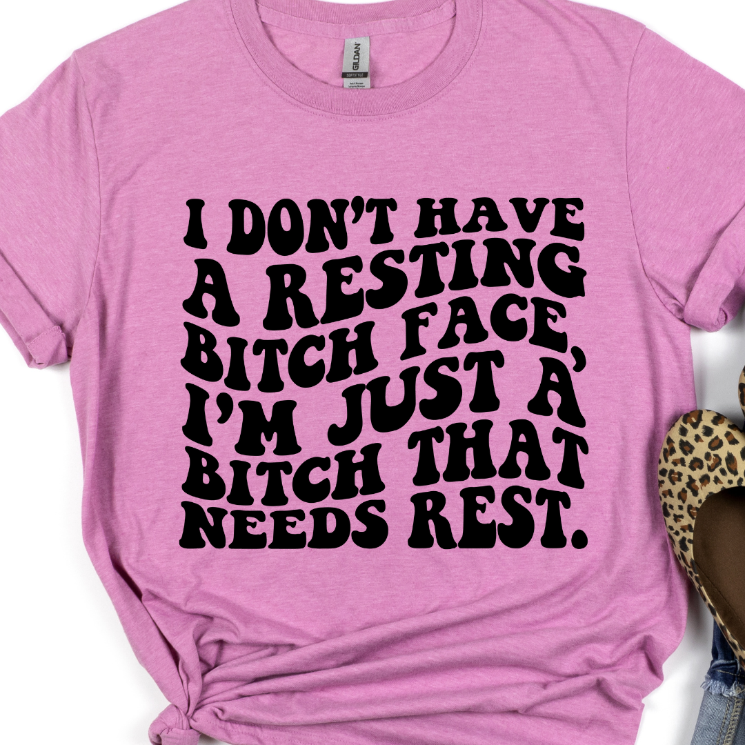 Resting Bitch Face Relaxed Unisex Tee