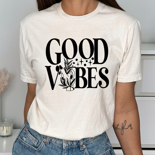 Good Vibes Relaxed Unisex Tee