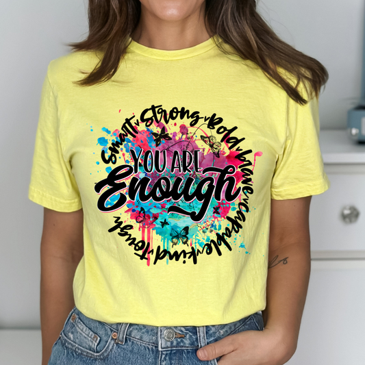 You Are Enough Relaxed Unisex Tee