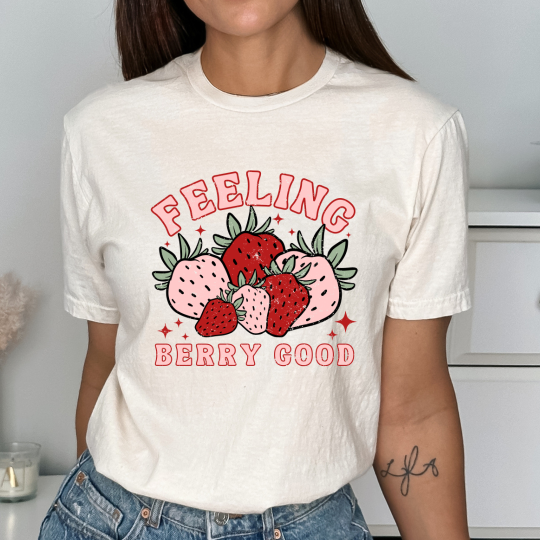 Feeling Berry Good Relaxed Unisex Tee