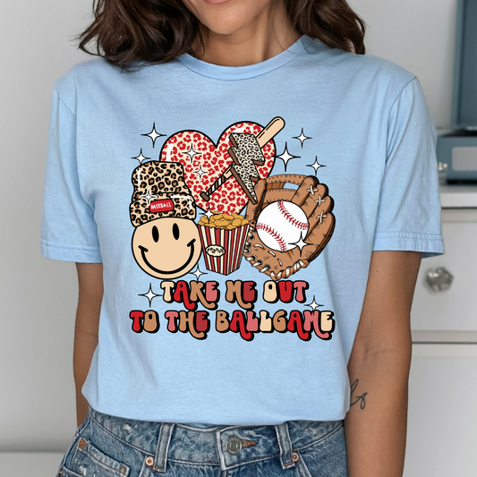 Take Me Out to the Ball Game Relaxed Unisex Tee