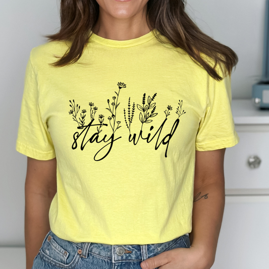 Stay Wild Relaxed Unisex Tee