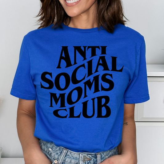 Anti Social Moms Club Relaxed Unisex Tee
