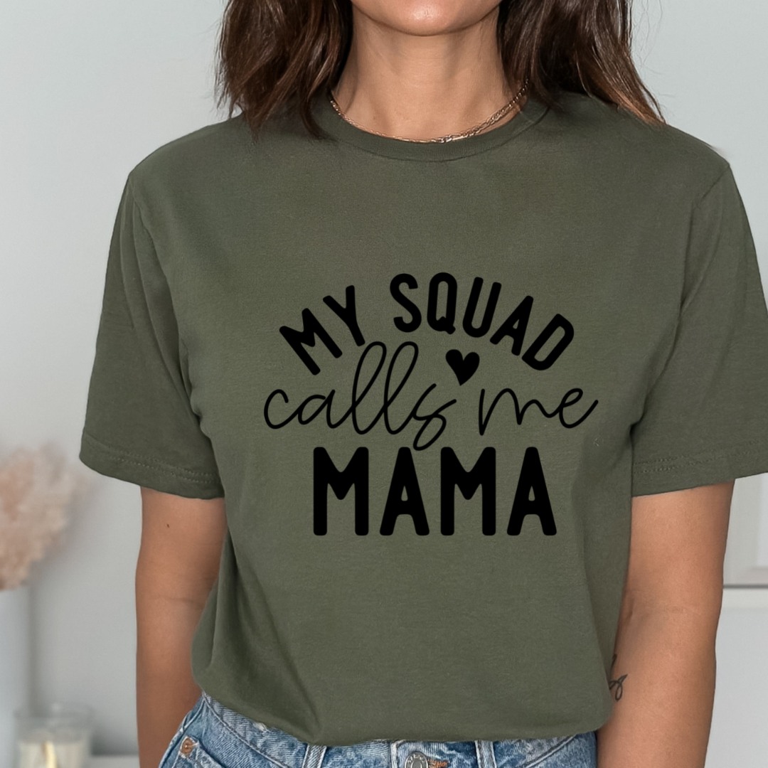 My Squad Calls Me Mama Relaxed Unisex Tee