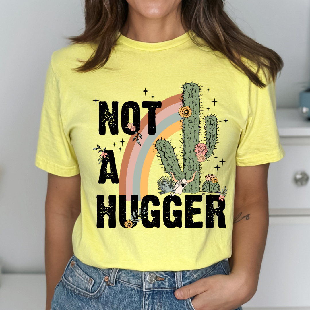 Not A Hugger Relaxed Unisex Tee