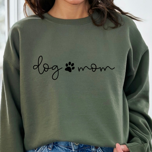 Dog Mom Cozy Unisex Crewneck