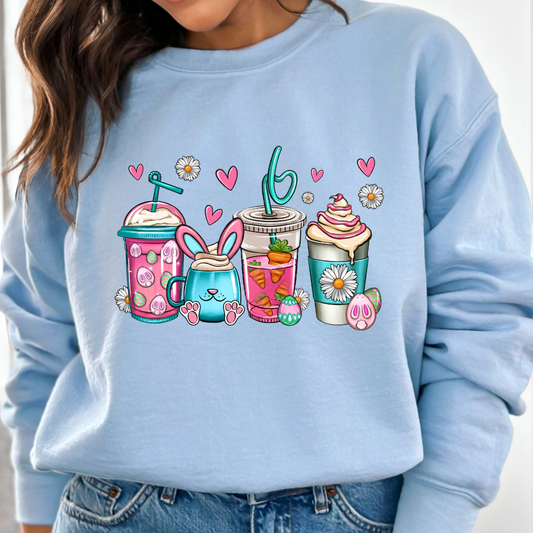 Easter Cups Cozy Unisex Crewneck