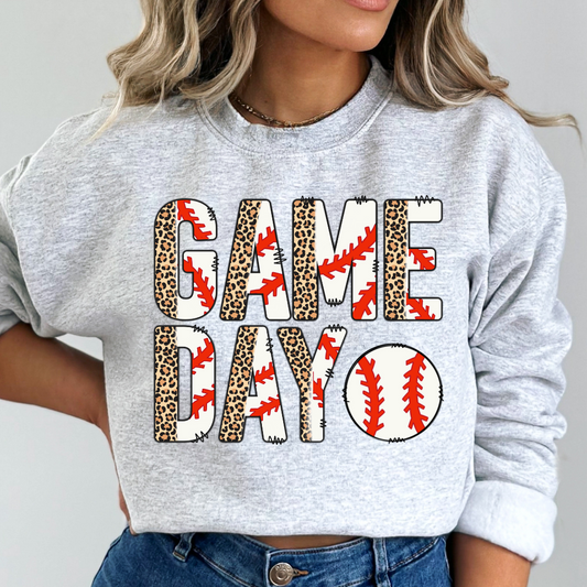 Game Day Baseball Cozy Unisex Crewneck