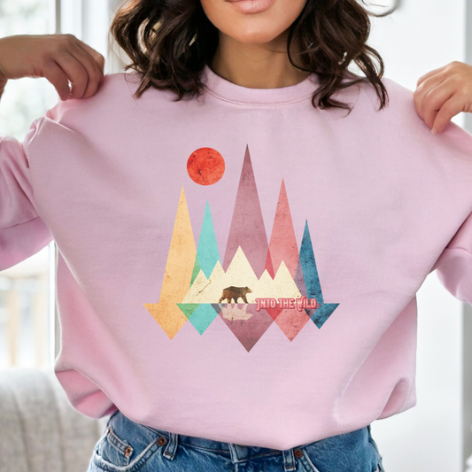 Into The Wild Cozy Unisex Crewneck