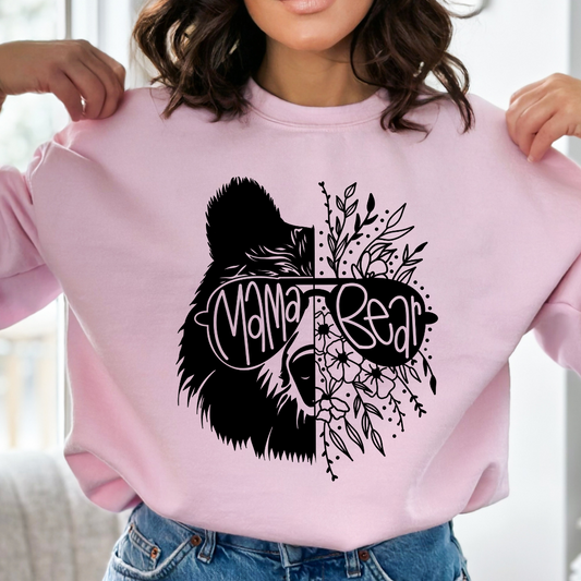 Mama Bear Cozy Unisex Crewneck