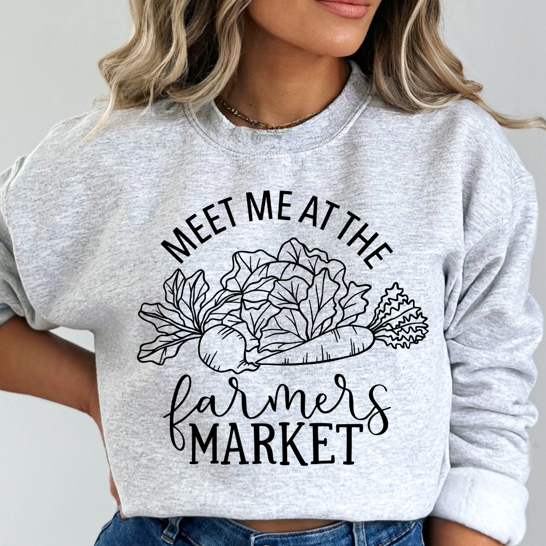 Meet Me At The Farmers Market Cozy Unisex Crewneck