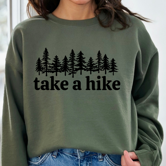 Take A Hike Cozy Unisex Crewneck