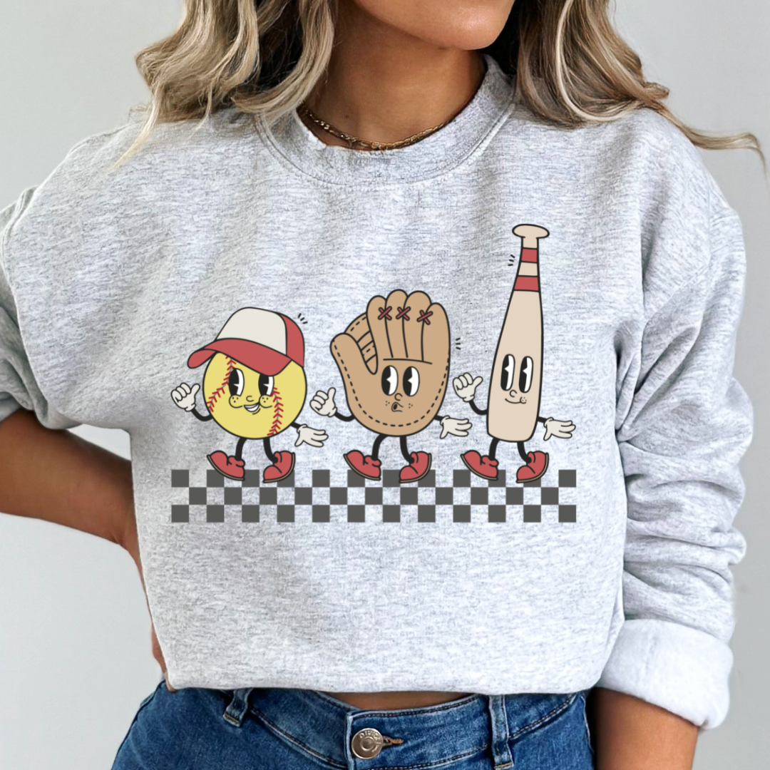 Softball Crew Cozy Unisex Crewneck