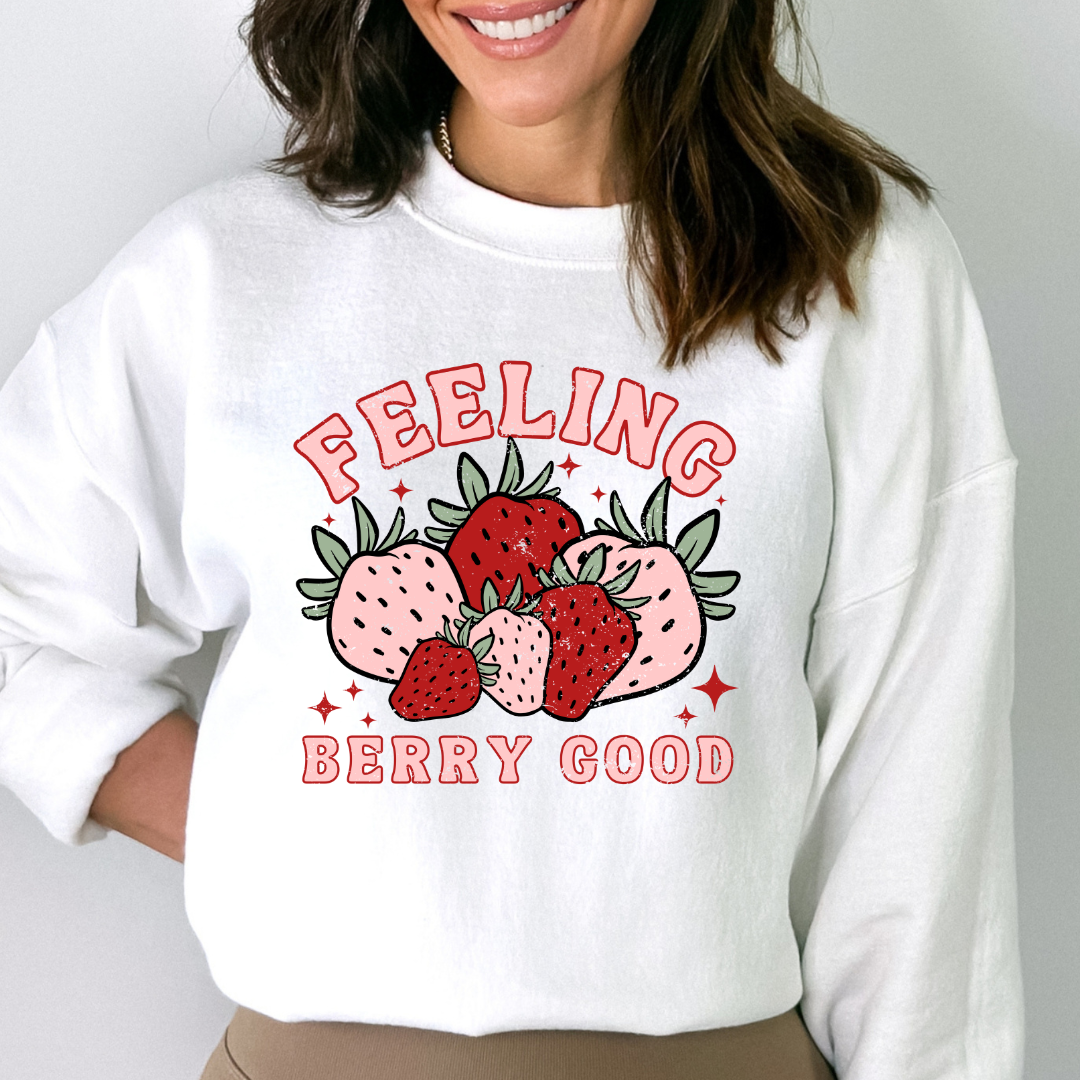 Feeling Berry Good Cozy Unisex Crewneck