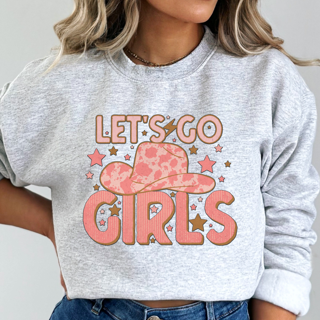 Let's Go Girls Cozy Unisex Crewneck