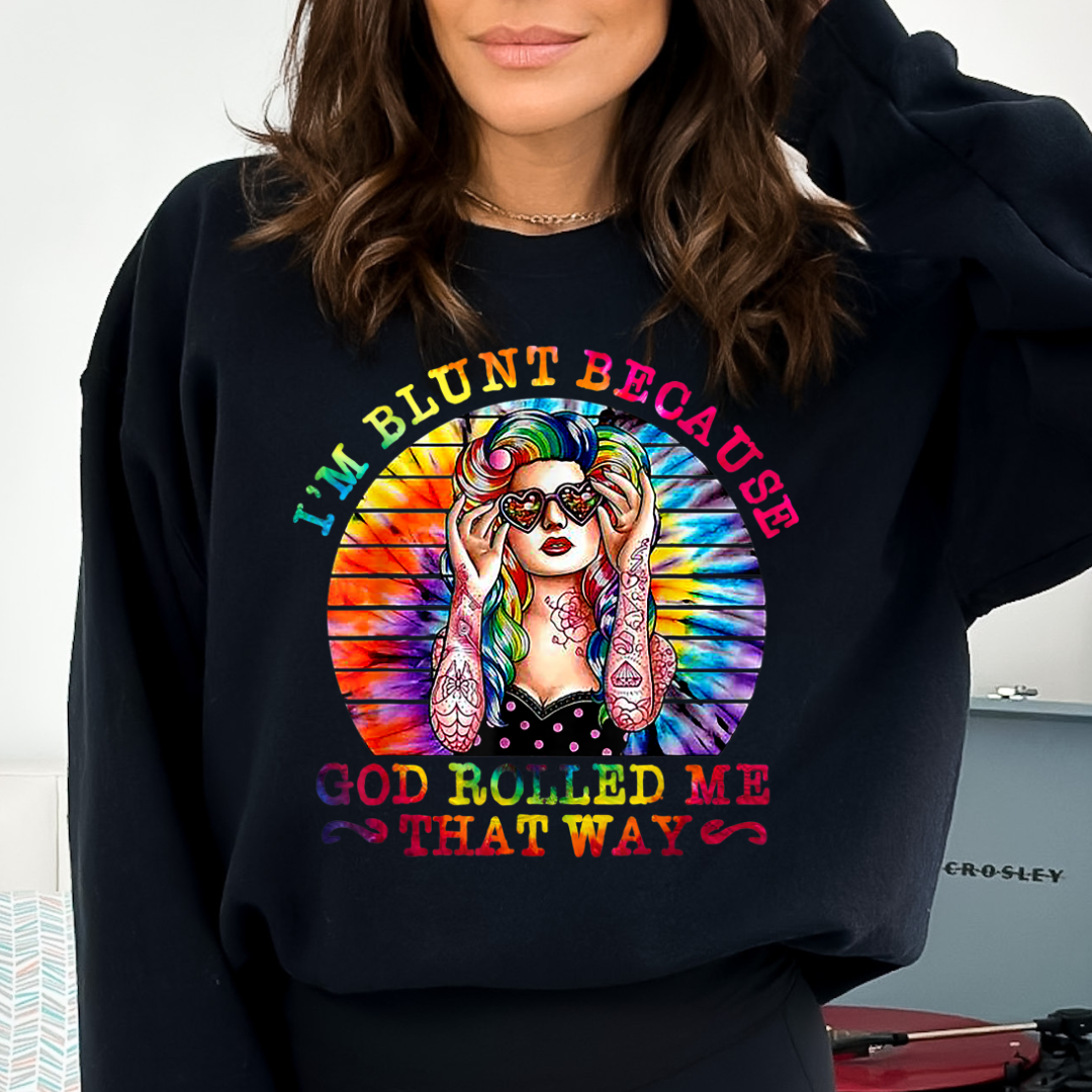 I'm Blunt Vibrant Cozy Unisex Crewneck