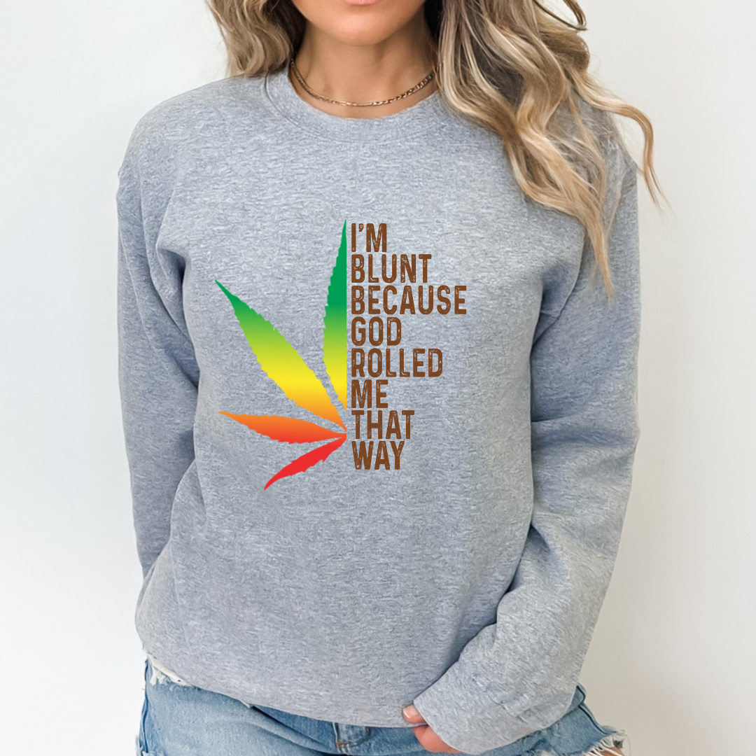 I'm Blunt Cozy Unisex Crewneck